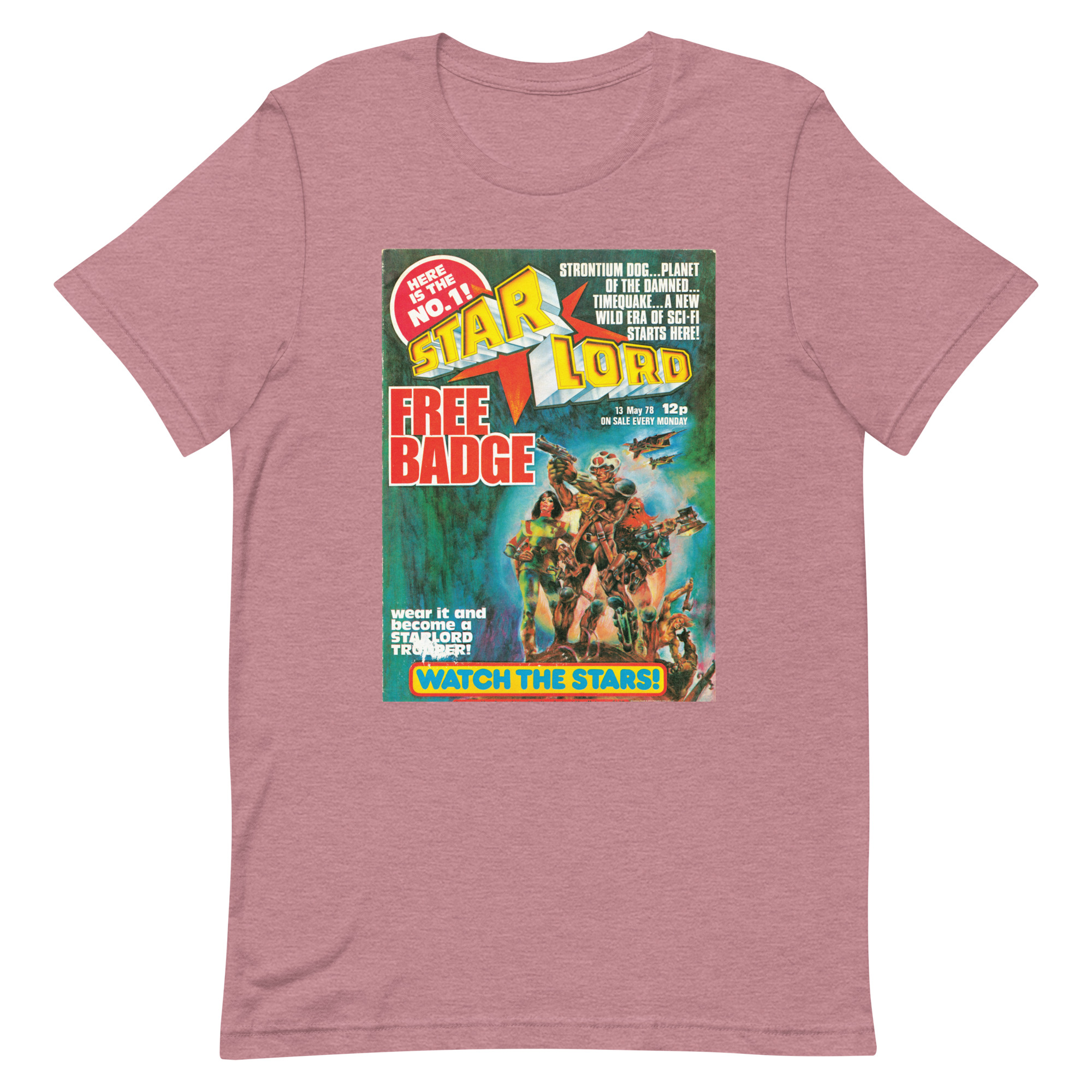 Starlord #1 T-Shirt (Heather Orchid)